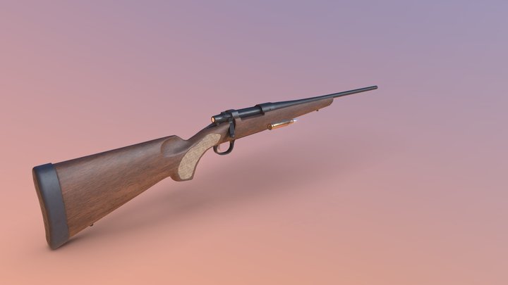 Remington Model Seven – Kostenloses 3D-Modell STL