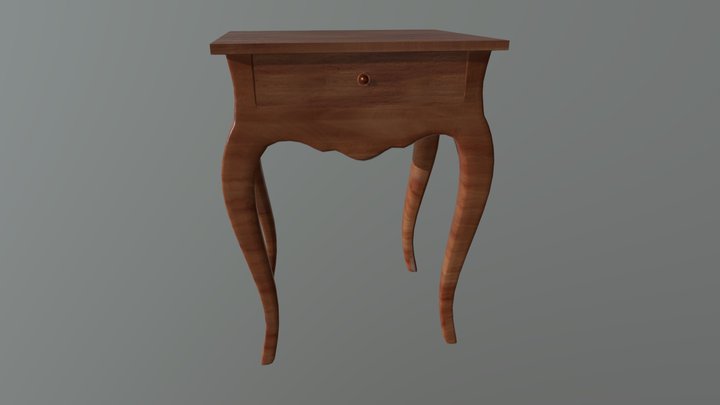 Vintage Desks 3D Model