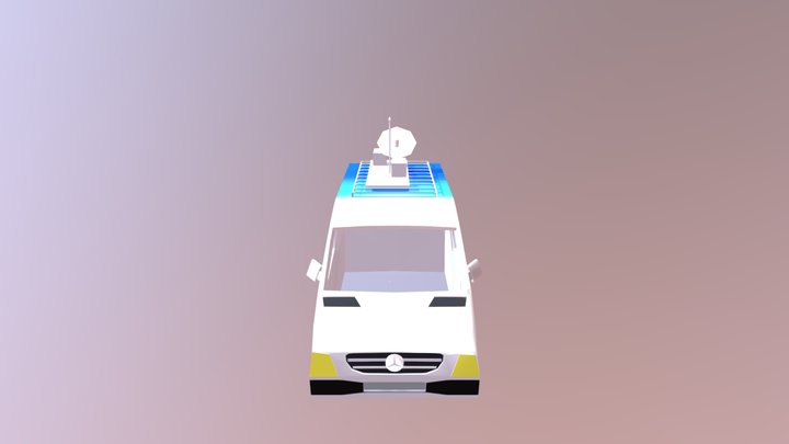 Mercedes Sprinter TV 3D Model