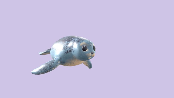 Caspian Seal 3D Model