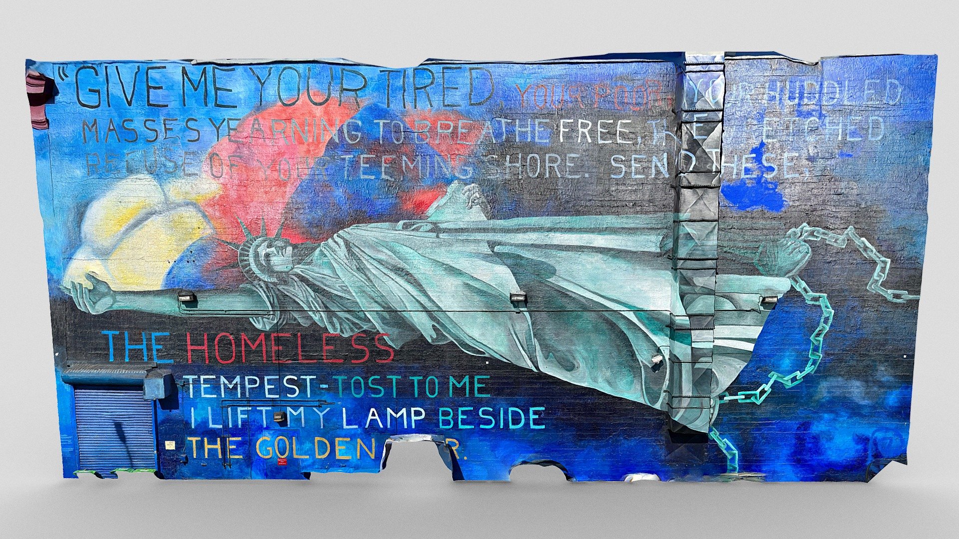 Day 280: Miss Liberty mural, San Francisco