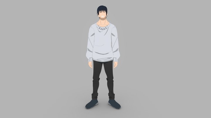 Toji Fushiguro - Jujutsu Kaisen 3D Model