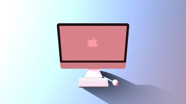 Apple Imac Re-Make 3D Model