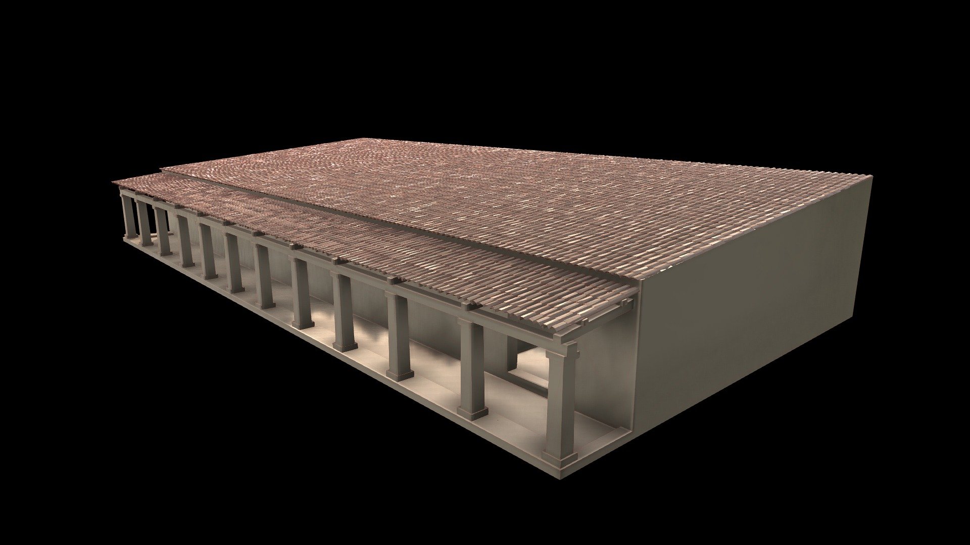 Case a cortile | Acropoli Herakleia Policoro, MT — Sketchfab embed 3D viewer