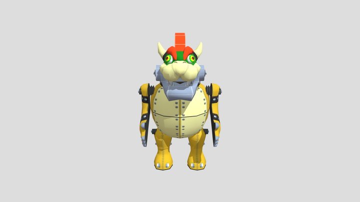Mecha Bowser 3D Model