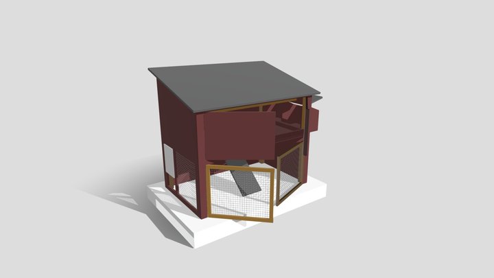 Poulailler V3 3D Model