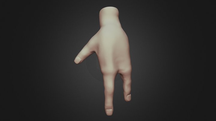 Alien Hand 3D Model