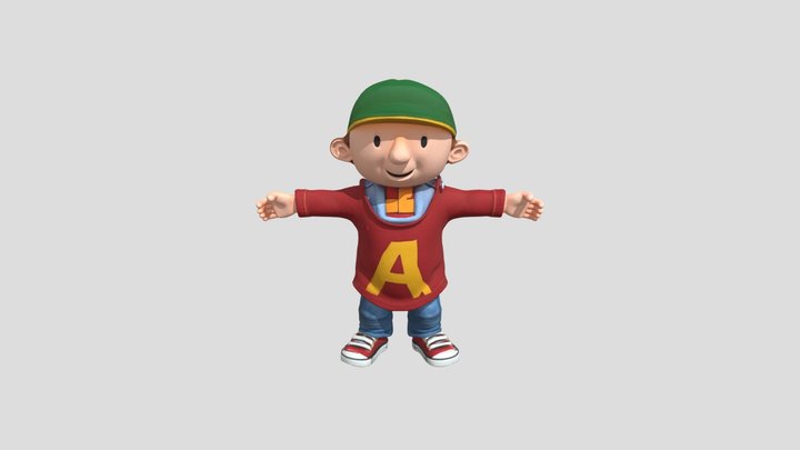 Bob the builder in Alvin Outfit 3D Model
