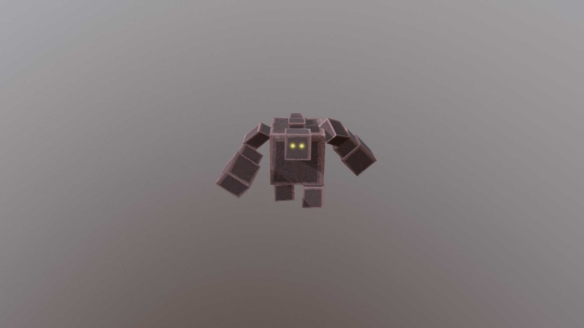 Rock Elemental Walk Anim 3D model by mike753 [74af98a] Sketchfab