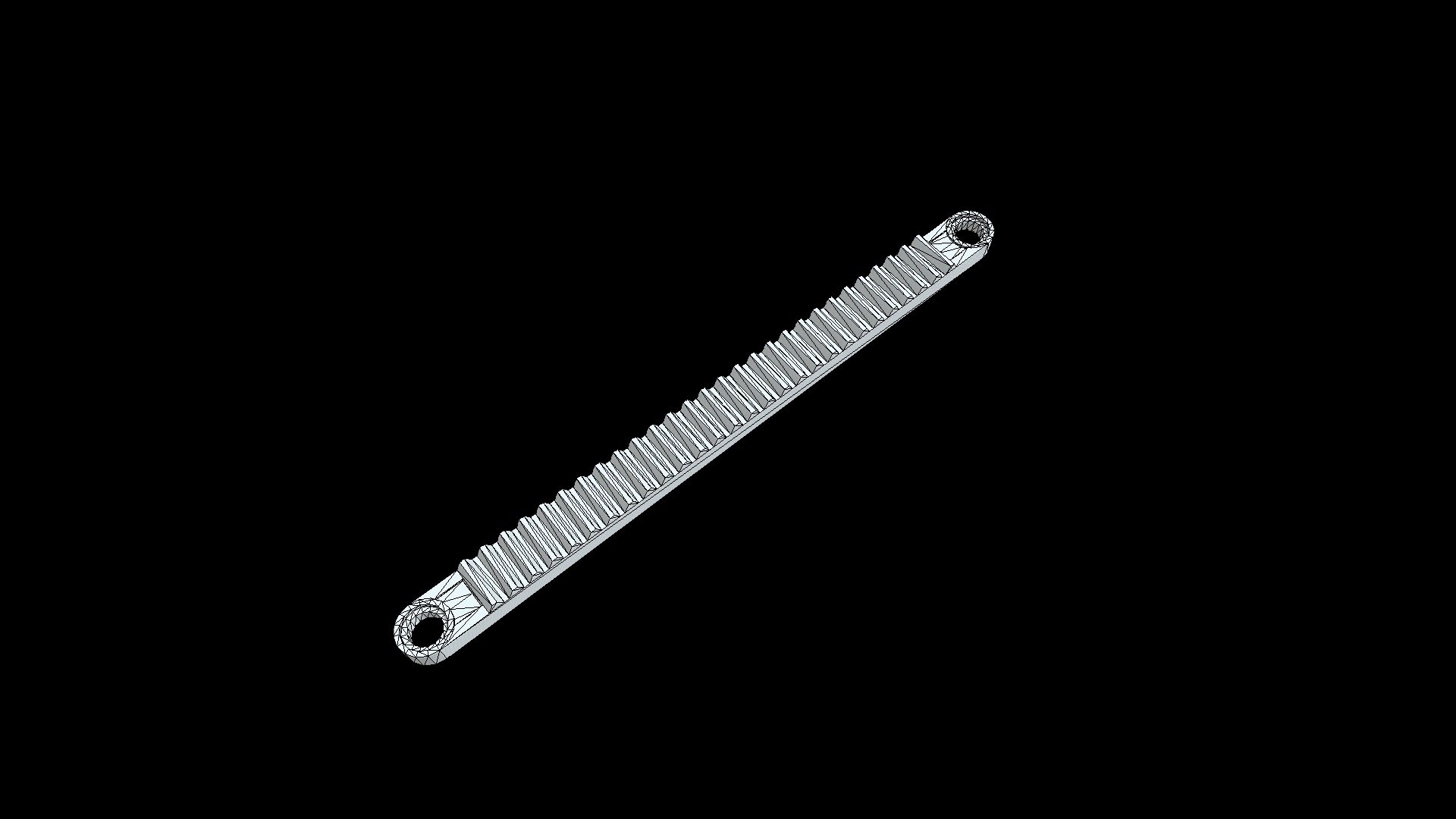 Gear Rack 1 x 14 with Holes