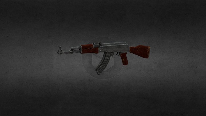AK-47 | Realistic 3D Model 3D Model
