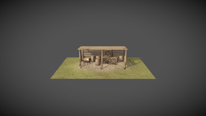Barn 3D Model