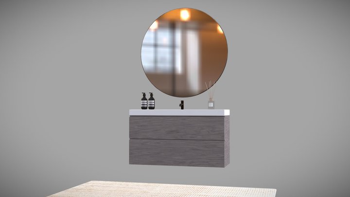 Bathroom asset part 1 3D Model