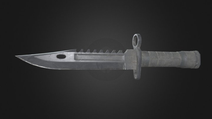 M9 Bayonet 3D Model