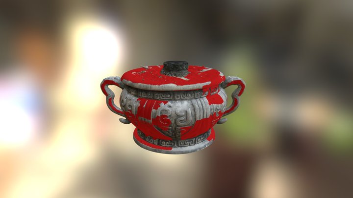 博物馆坛子 3D Model