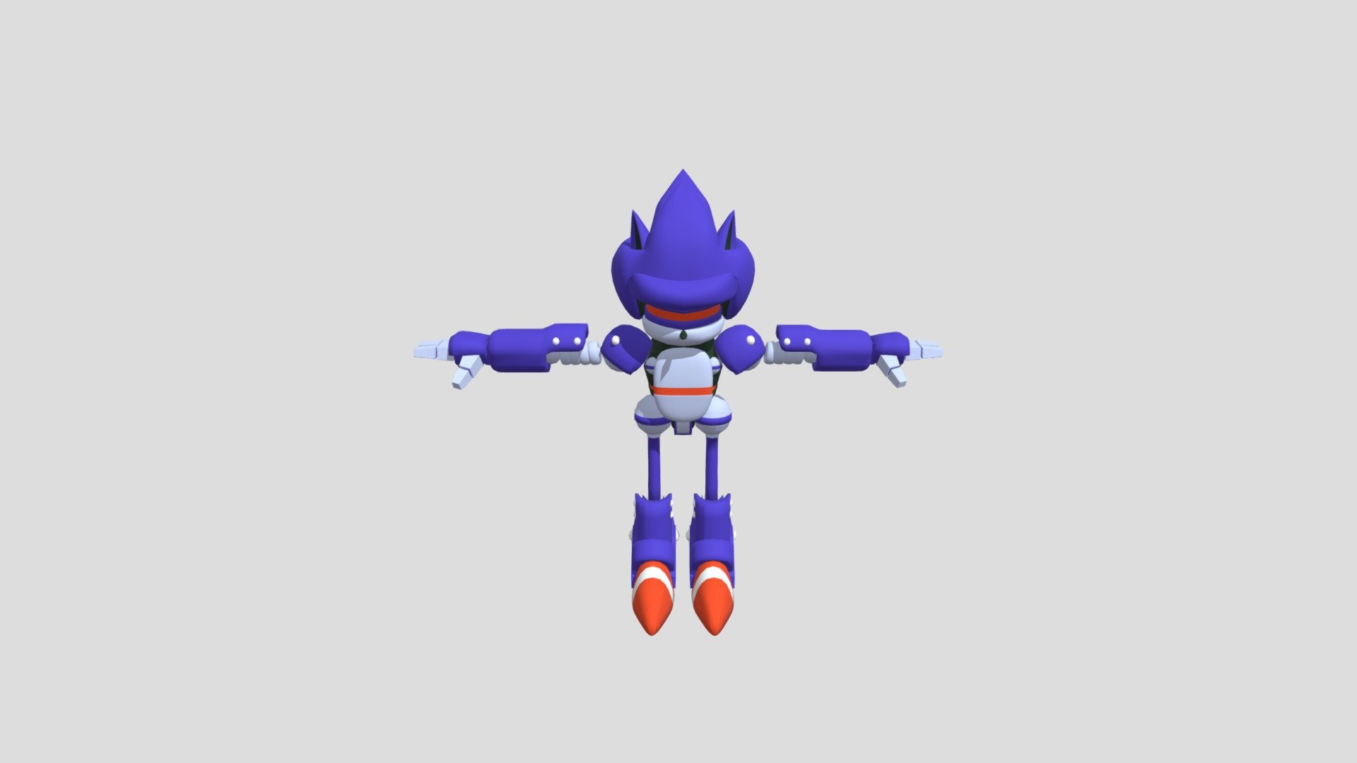 Mecha Sonic - Download Free 3D model by theamazingdonovan207 [74b285b ...