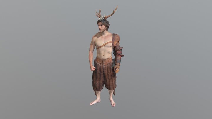 The Stag - www.neilhughes.co.uk 3D Model