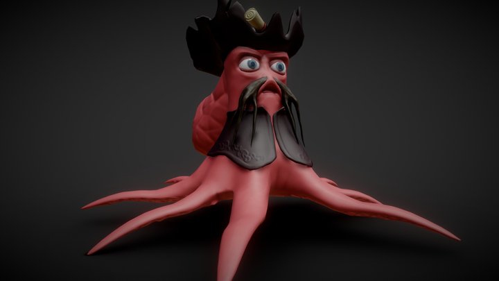 Octopus(First Character) 3D Model