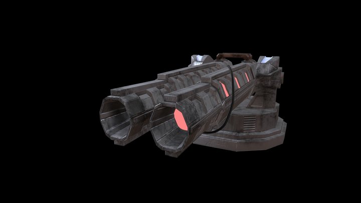 Laser Turret 3D Model