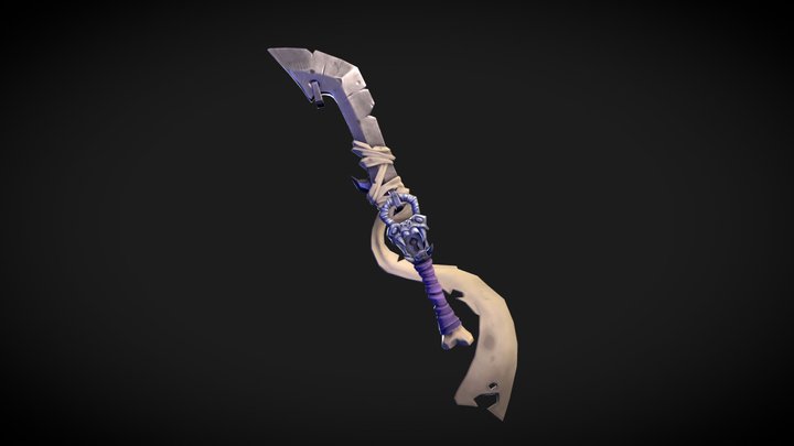 Cursed Sword 3D Model
