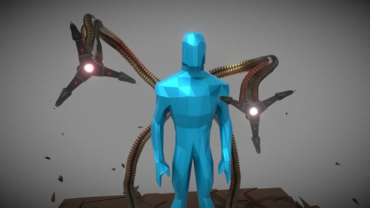 Doctor Octopus Model Arms 3D Model