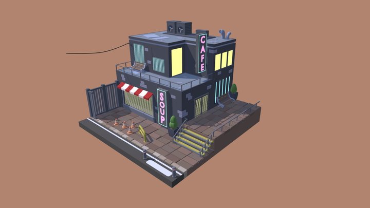 1IGP32_D_Vanroose_Maxim_SimpleScene 3D Model