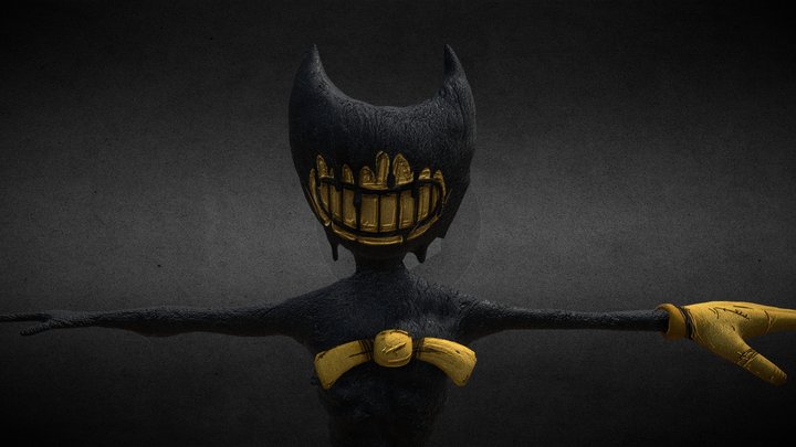 Ink Bendy(bendy and the ink machine) 3D Model