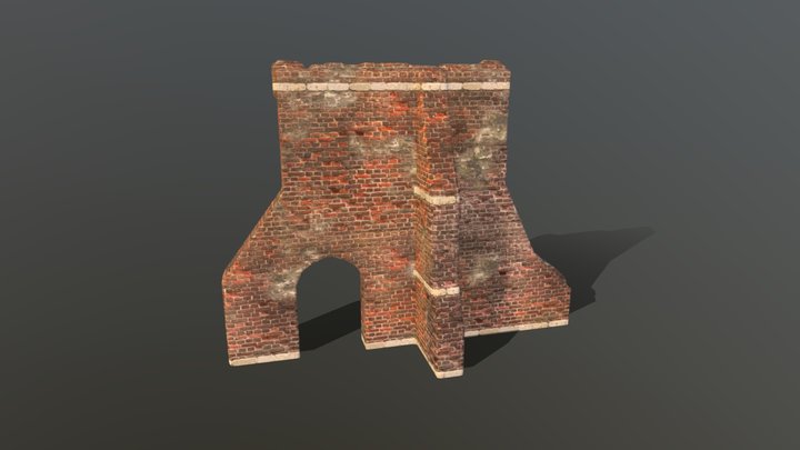 Medieval Ruin 3D Model