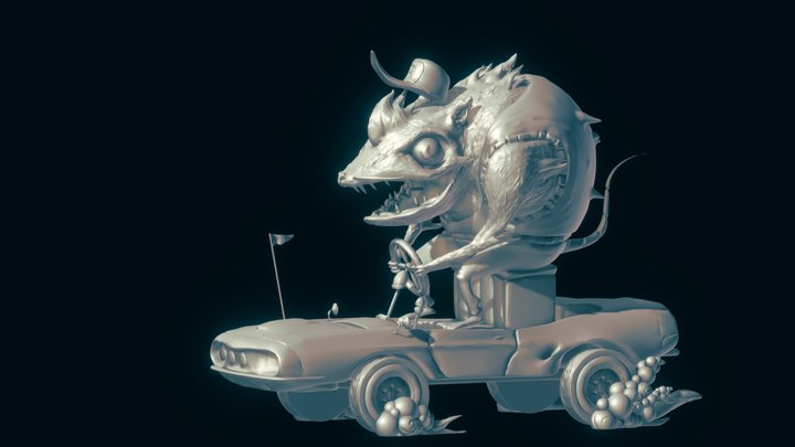 Rata a la Lata 3D Model