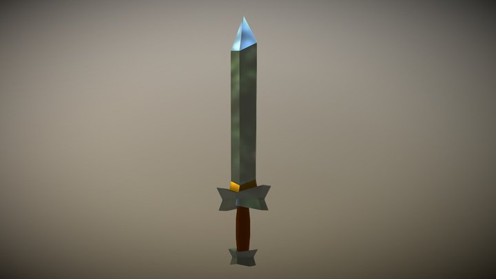 Sword - low poly 3D Model