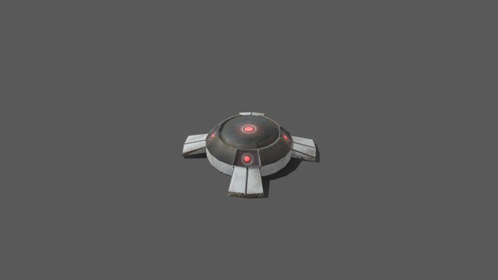 Land Mine 3D Model