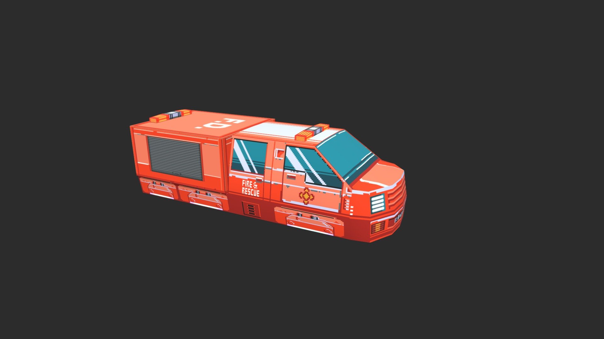 Hover Fire Truck - 3D model by Dylan Papp (@dylanpapp) [74b7af6 ...
