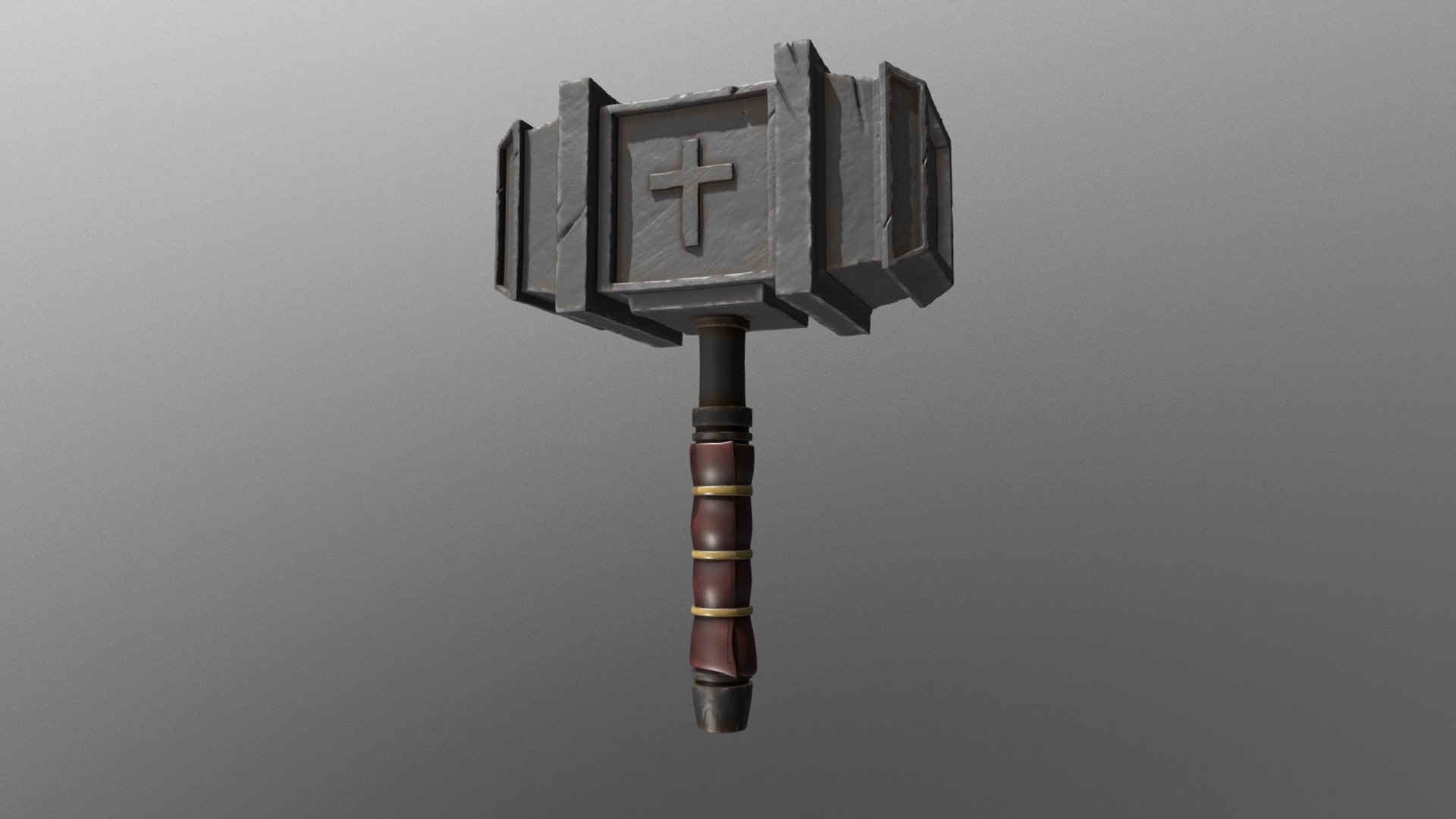 Crusader Hammer - Medieval - Buy Royalty Free 3D model by Sommer ...