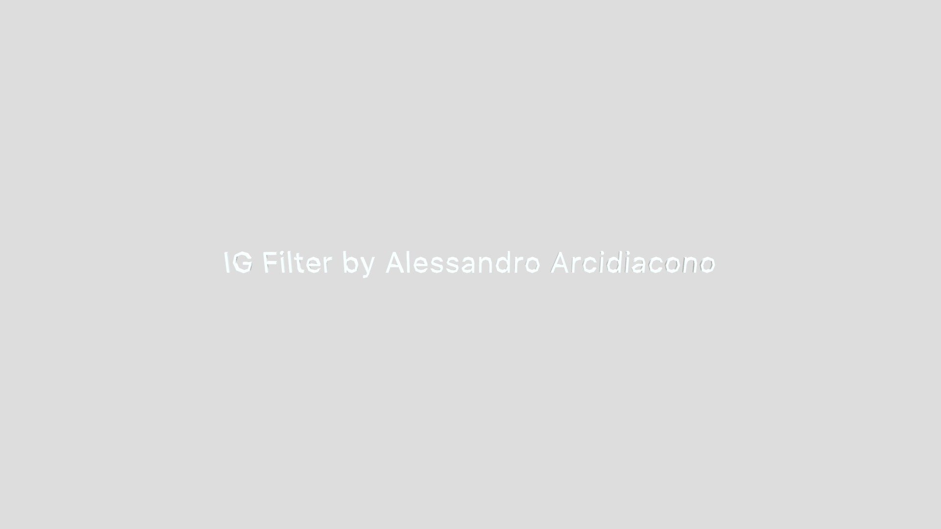 Copyright Alessandro Arcidiacono