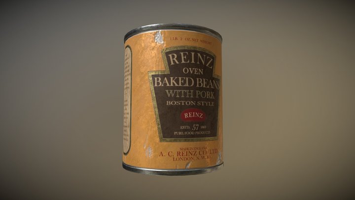 Food Can 3D Model