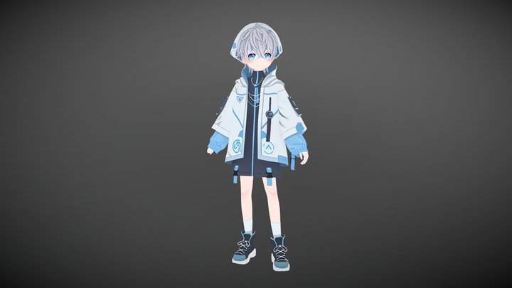 VTuber - anime style 3D Model