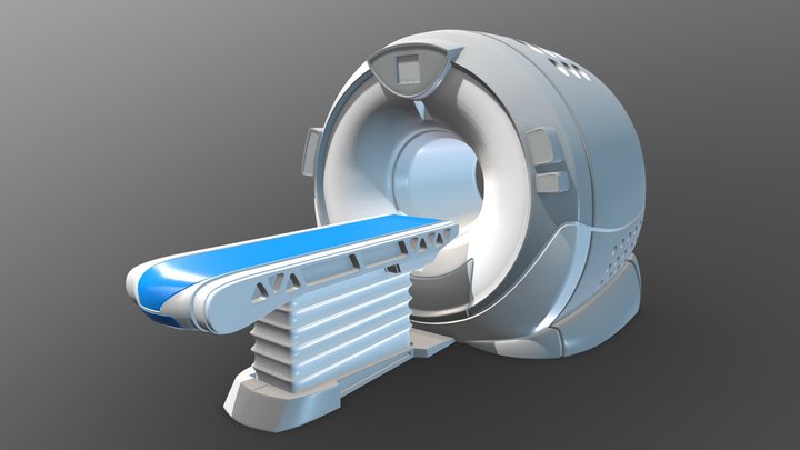 Modern device of MRI 3D Model