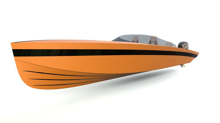 Speed Boat Concept: Velocity 650 3D Model