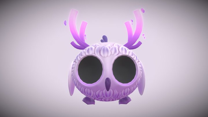 Magical Owl 3D Model