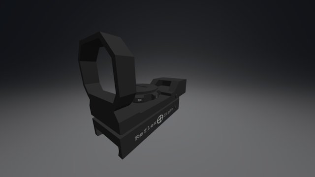 Reflex Sight | LowPoly 3D Model