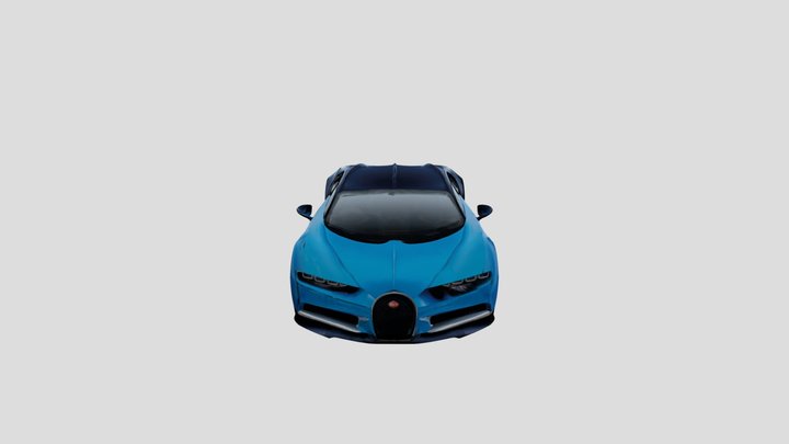 Bugatti chiron 3D Model