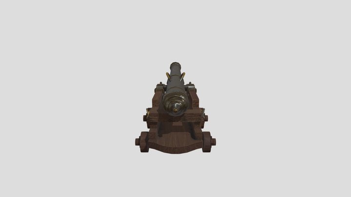 Cannon Backup 3D Model