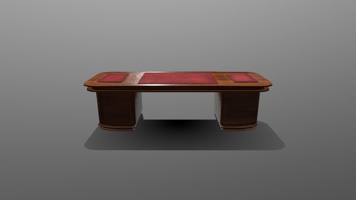 Regal Desk Prop 3D Model