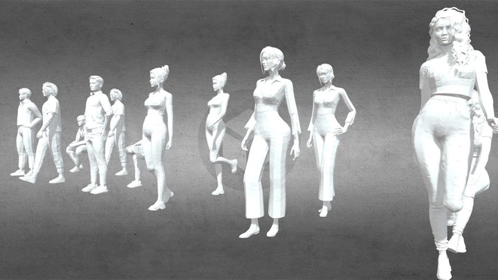 People-models 3D models - Sketchfab