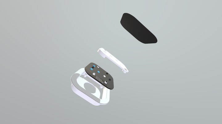 Recliner Remote 3D Model