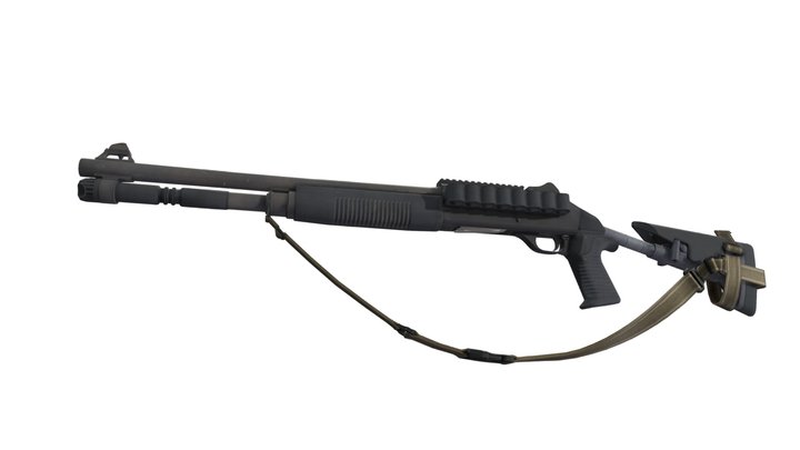 Fucile Benelli M4 3D Model