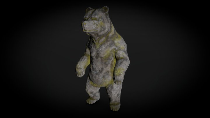 Bear statue Test 3D Model
