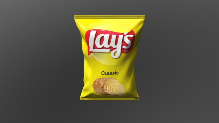 Chip Bag 3D Model