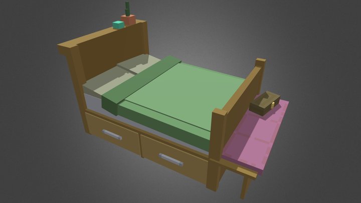 Bed 3D Model