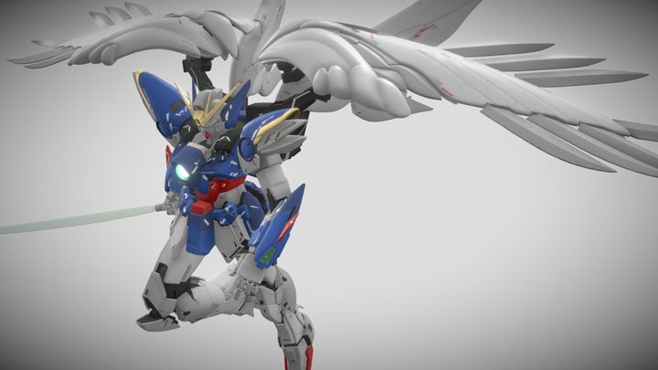 EW Wing Gundam Zero 3D Model